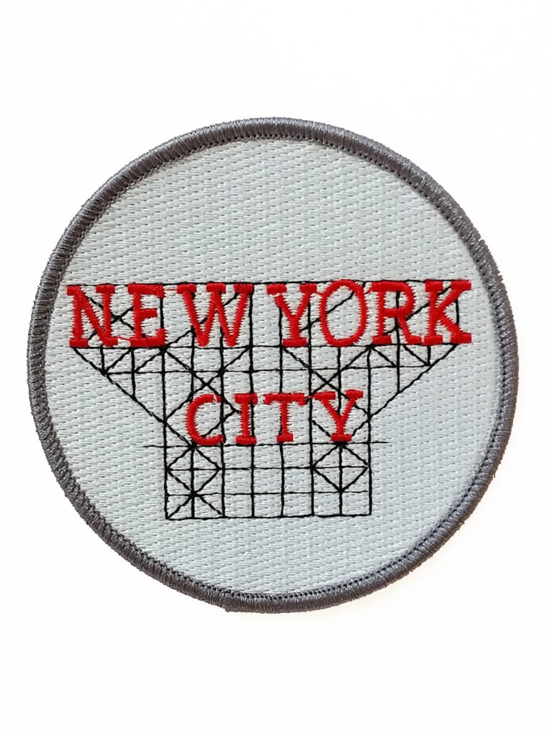 New York Embroidered Patch Etsy