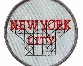 Parche bordado de Nueva York