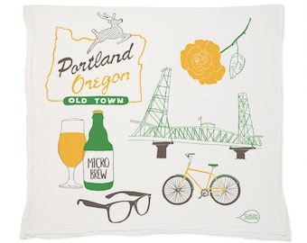 Portland Tea Towel