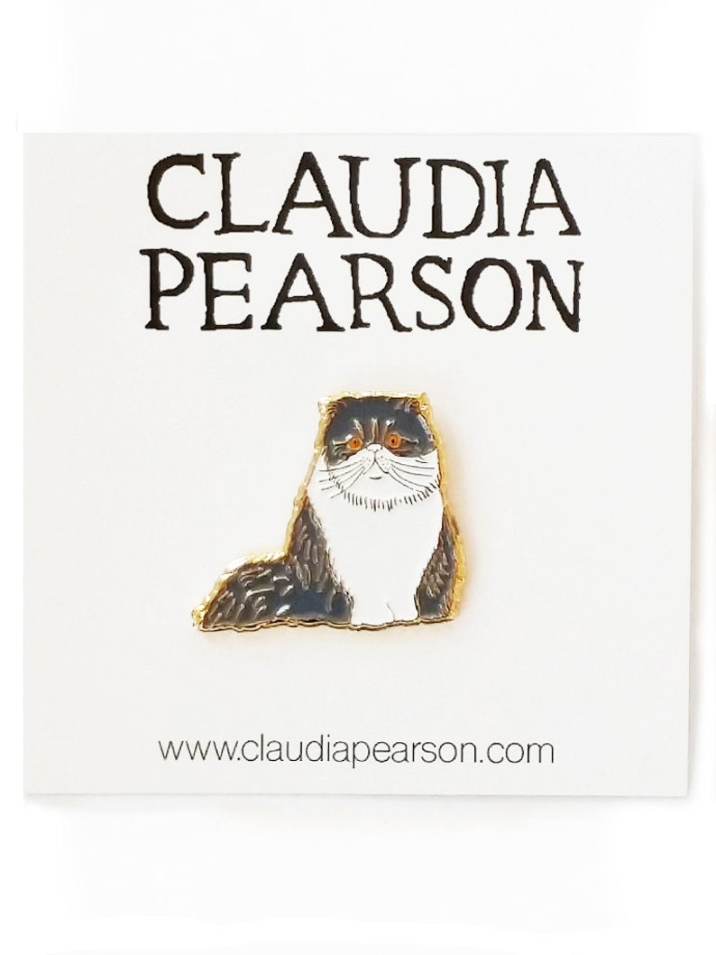 Cat Enamel Pin - Etsy
