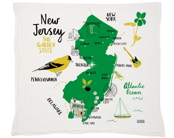 New Jersey Tea Towel