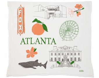 Atlanta Tea Towel