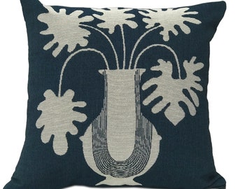 Ebb & Flow Woven Pillow - Vase