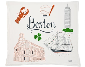 Boston Tea Towel