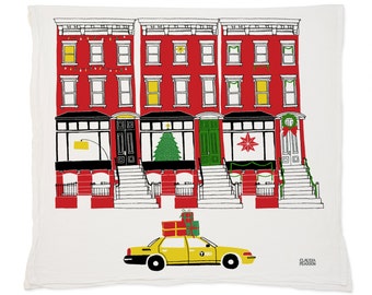 Brownstone Holiday Tea Towel