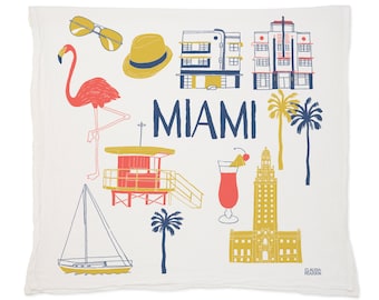 Miami Tea Towel