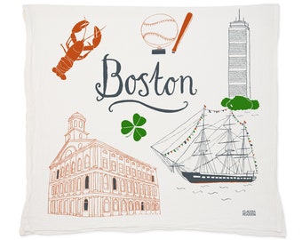 Boston Tea Towel