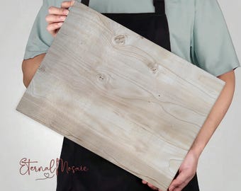 Wood Chopping Cutting Board Made From Tempered GLASS, Charcuterie Tray Board, NON-TOXIC Cutting Board, Large Glass Cutting Chopping Board,
