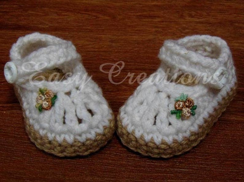 CROCHET PATTERN, Chubby Feet, Mary Jane, Baby, Shoes, booties, girl, girls, babies, button, 0 to 12 mo, skill level intermediate image 8