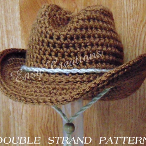 DOUBLE Strand Baby Cowboy Cowgirl Hat 