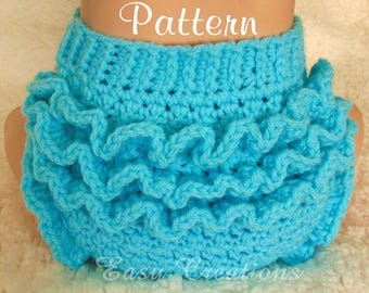 Crochet Diaper Cover Pattern: Ruffles, Ripples, Preemie to 6 Months (PDF Pattern)