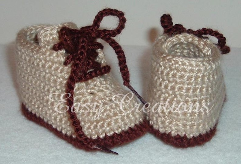 CROCHET PATTERN Baby Hiking Work Boots Booties Shoes 0 Etsy