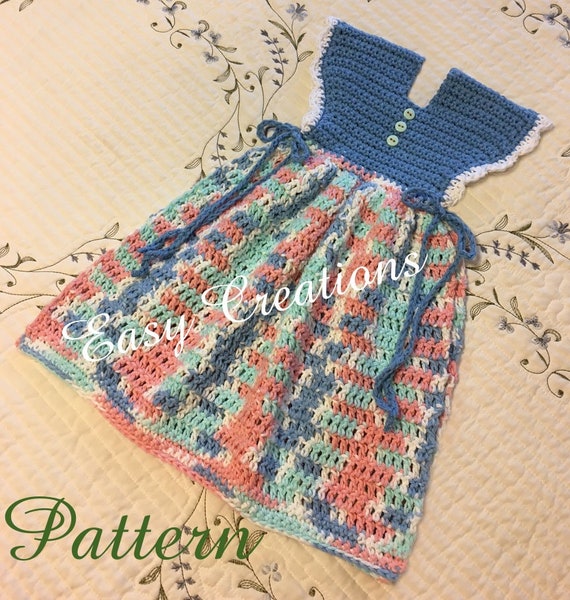 crochet dishcloth dresses Dishcloth Dresses Knitting Patterns Giveaway