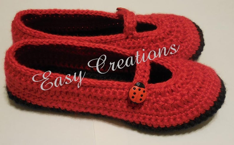 CROCHET PATTERN, Little Girl, Mary Jane, Slippers, Girls ,Star Stitch, skill level intermediate image 5