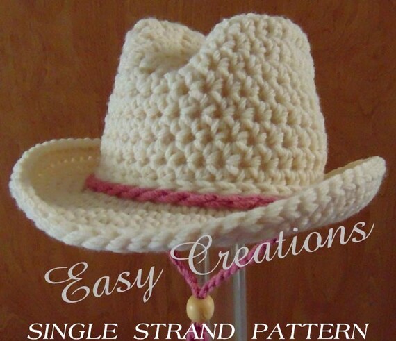 Crochet baby cowboy hat sale