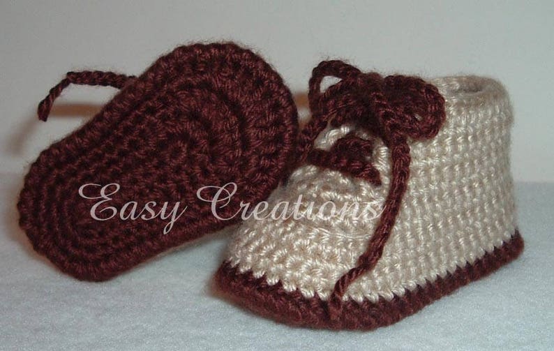 CROCHET PATTERN Baby Hiking Work Boots Booties Shoes 0 Etsy