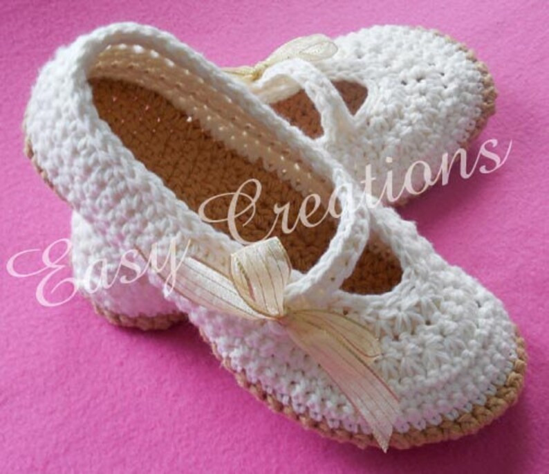 CROCHET PATTERN, Mary Jane, Slippers, Adult, Teen, Star Stitch, Shoes, Ladies, Lady, Women, Woman, Girl, Girls, skill level intermediate image 7