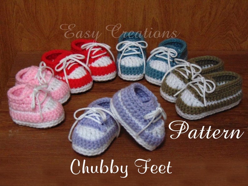 tennis shoe slipper pattern