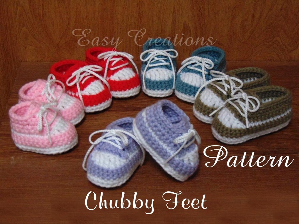baby converse crochet pattern