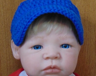 Crochet Pattern, Baby Baseball Cap, 0-12 Months, Advanced Skill (PDF Pattern)