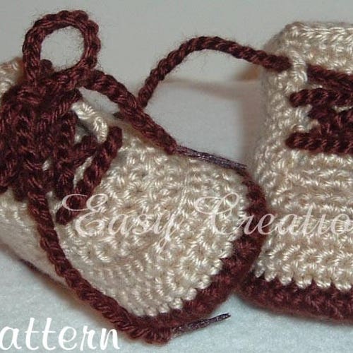 CROCHET PATTERN Baby Hiking Work Boots Booties Shoes 0 Etsy
