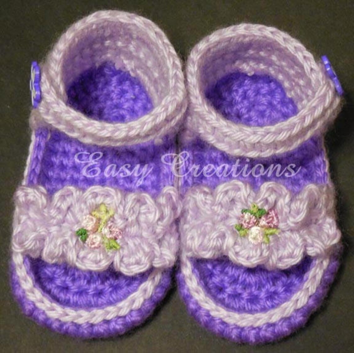 CROCHET PATTERN Baby Girl Sandals Ruffle shoes booties Etsy