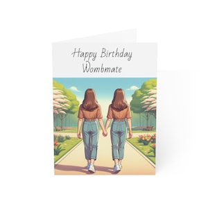 Cartes d'anniversaire pour mon jumeau, Envoi de voeux d'anniversaire à mon jumeau, Cartes d'anniversaire pour jumeaux, Cartes de voeux, Cartes d'anniversaire 4 x 6