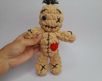 Voodoo Spooky Hollywood Buddy Crochet Pattern, Voodoo かぎ針編み, ハロウィンのあみぐるみ, ハロウィン ギフトのかぎ針編み, 不気味なかぎ針編みのキャラクター