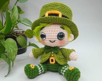 Leprechaun Crochet Pattern - St.Patrick's Day , St.patrick's crochet patterns