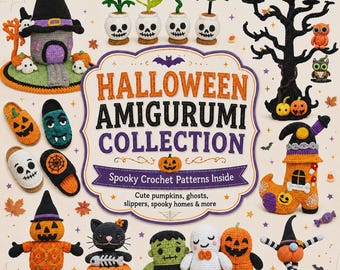 ハロウィン用かぎ針編みパターン20種類セット
