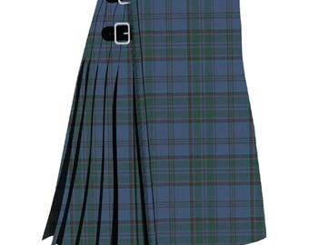 Scottish Traditional County Wicklow 8 Yard Heavy Weight Tartan Kilt - Men&#39;s Handmade Tartan Kilts