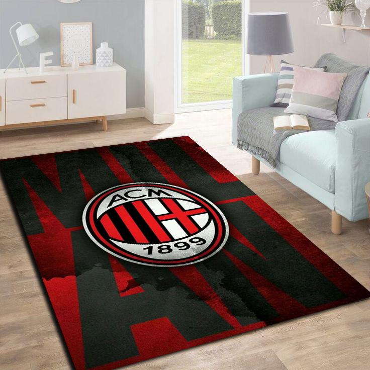 Tappeto per Soggiorno Verde Campo da Calcio Tappeti per Bambini Fiamma Fulminante Scarabocchio di Calcio Tappeto per la Camera dei Ragazzi Tappeto per Area Giochi, Lavabile (Colore 4,140x180 cm