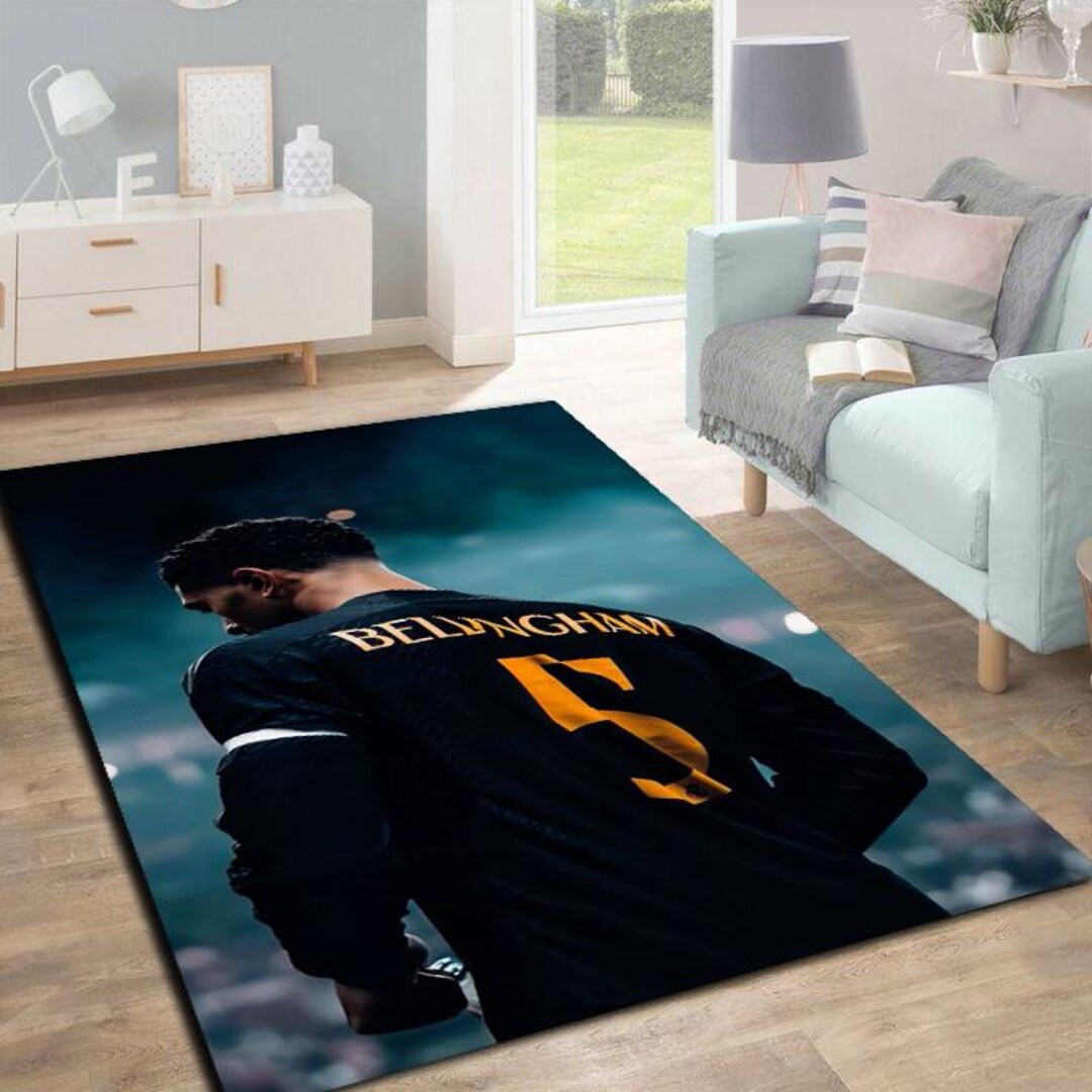 Jude Bellingham Rug, Football Rug, Jude Bellingham, Hala Madrid, Real ...