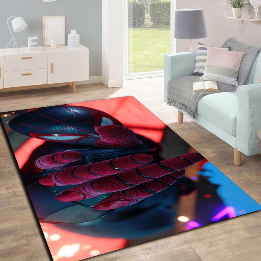 Spider-man Rug, Avenger Rug, Super Hero Rug, Modern Rug, Anti-slip Rug ...