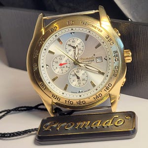 Montre chronographe vintage Master Promado Quartz Original 45 mm