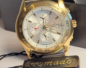 Watch Vintage/ Chronograph Watch/ Master Promado/ Quartz Watch
