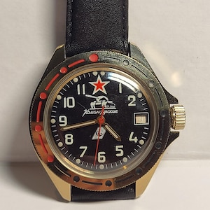 Vintage Wostok Komandirskie Mechanical Watch | Original USSR Military Wristwatch