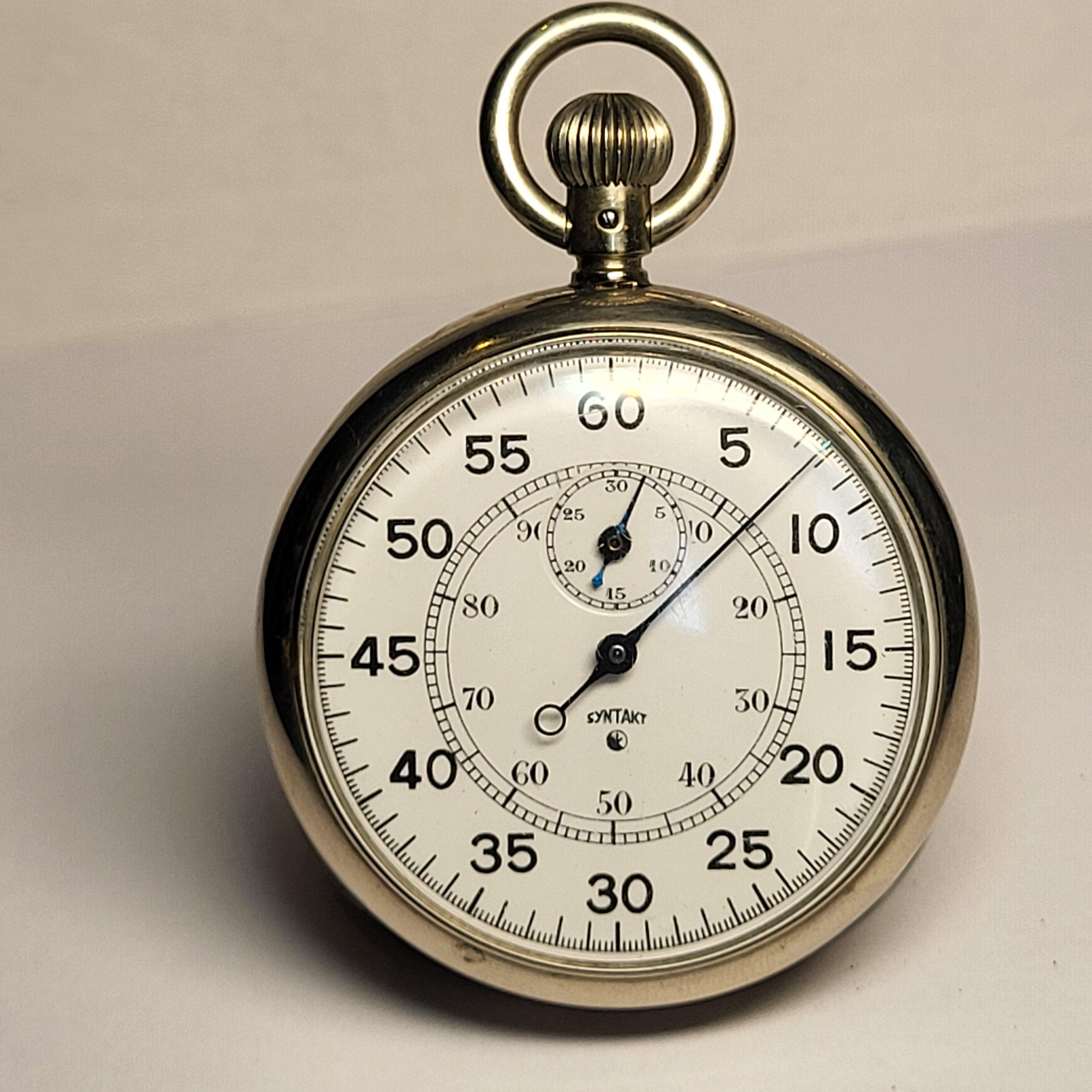 Stopwatch Vintage/stoppuhr Syntakt/men's Watches/original Mechanik