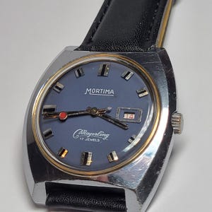 Watch Vintage/Watch Mortima/Original Mechanik/17 jewels Mechanik/Antimagnetic/Swiss Made Original/Men&#39;s watch