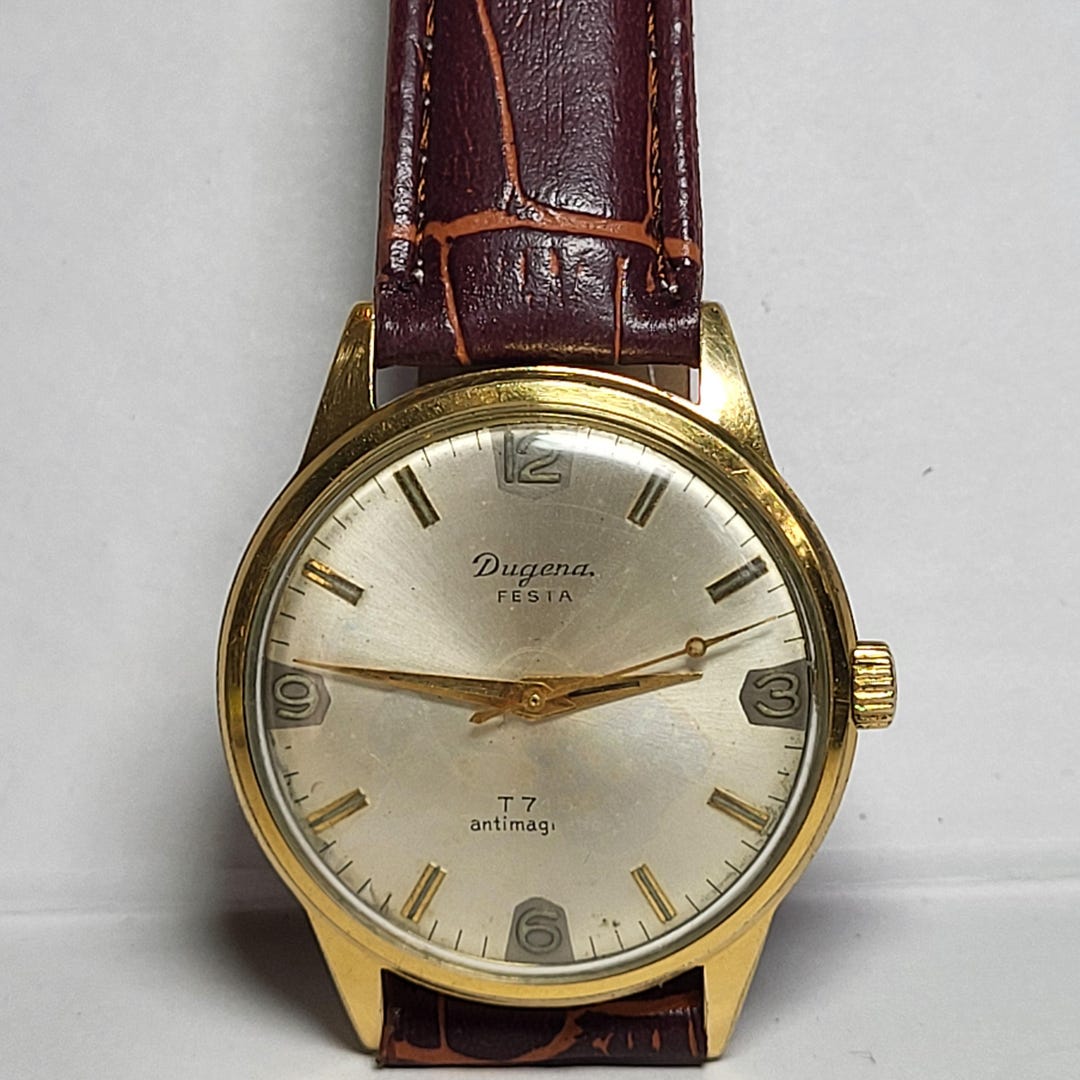 Dugena Automatic Alt Dugena Herrenuhr Gold Alt Uhr DUGENA