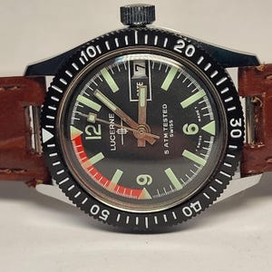 Uhr Vintage Luzern Swiss Made Original Mechanik Neu