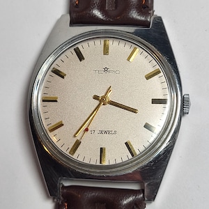 Watch Vintage/ TEMPIC Watch/17 jewels/ Original Mechanik/Men&#39;s Watch/Made in Germany/Rare watch