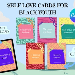 Afirmaciones diarias de amor propio para niños negros / Para aumentar la confianza diariamente - Creado por una hermana mayor amorosa, ¡impulsado por el afecto!