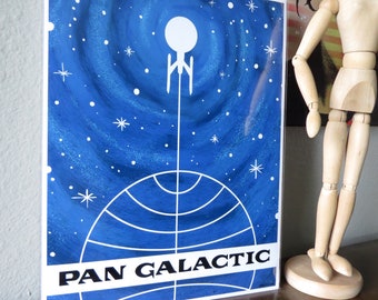 Star Trek Pan Galactic Pop Art Digital Print