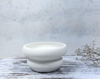 Handmade Dual Ring Concrete Candle Holder | Minimalist Home Decor