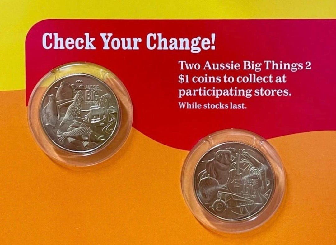 2025 Aussie Big Things 2 - Check Your Change 1 Dollar Set - Etsy Australia