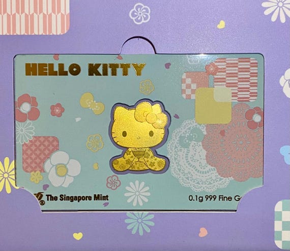 Sanrio Hello Kitty and Friends 0.1 Gram 999 Fine Gold Bar - Etsy