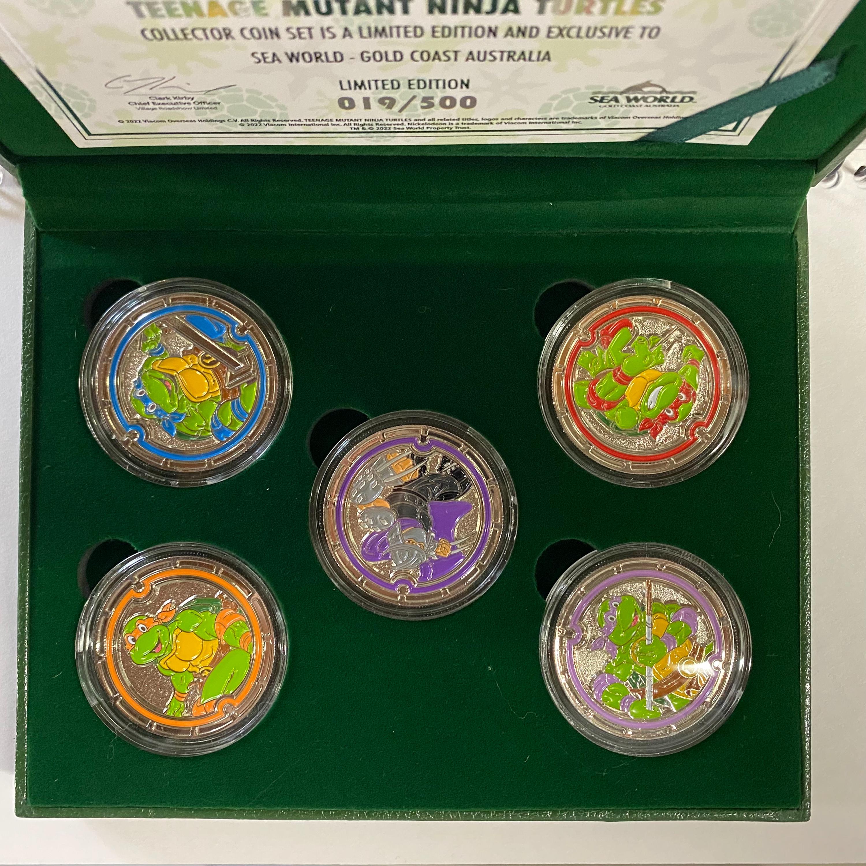 EN版16枚フルコンプセット　Limited 25thシークレットレア　TN23 TMNT Teenage Mutant Ninja Turtles LIMITED EDITION Coin Set #003 - Etsy