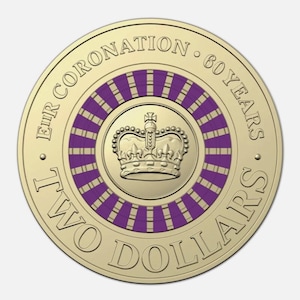 2013 &#39;Purple Coronation&#39; 2 Dollar Coin, Circulated
