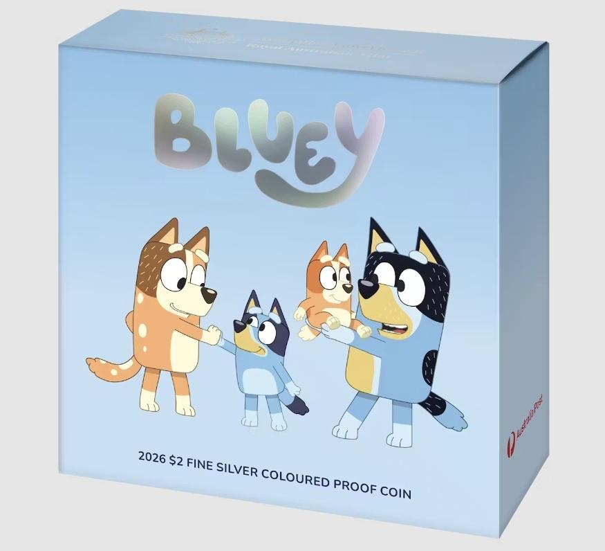Bluey Colored Coin - Etsy